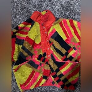 Free People Movement Hit The Slopes Printed Fleece Jacket